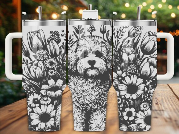 Adorable Puppy Tumbler Wrap