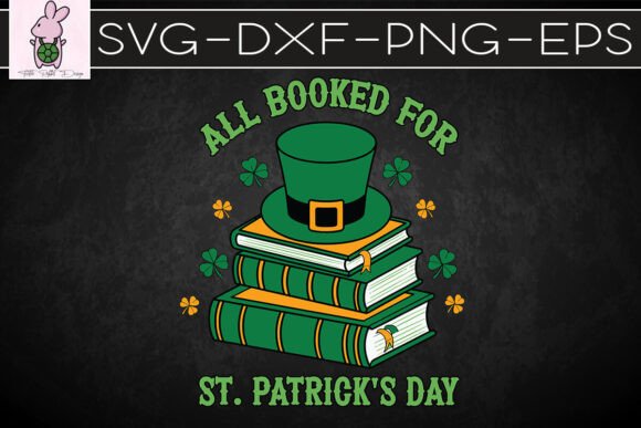 All Booked for St Patrick’s Day SVG