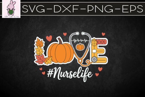 Autumn Harvest Nurse Thanksgiving SVG