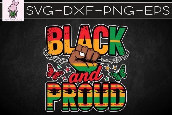 Black and Proud Black Lives Matter SVG