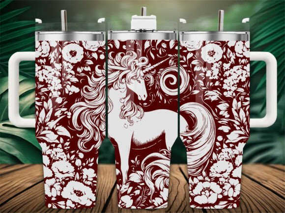 Bloom Unicorn Tumbler