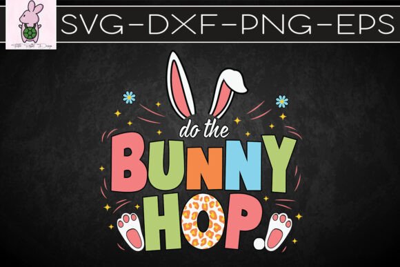 Easter Bunny Hop SVG