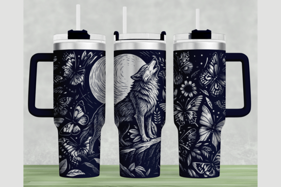 Wolf Howling SVG